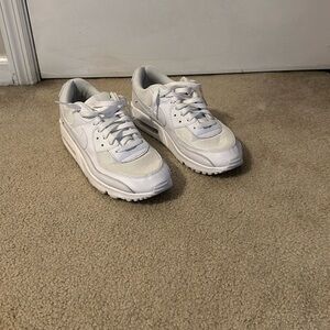 All White AirMax’s